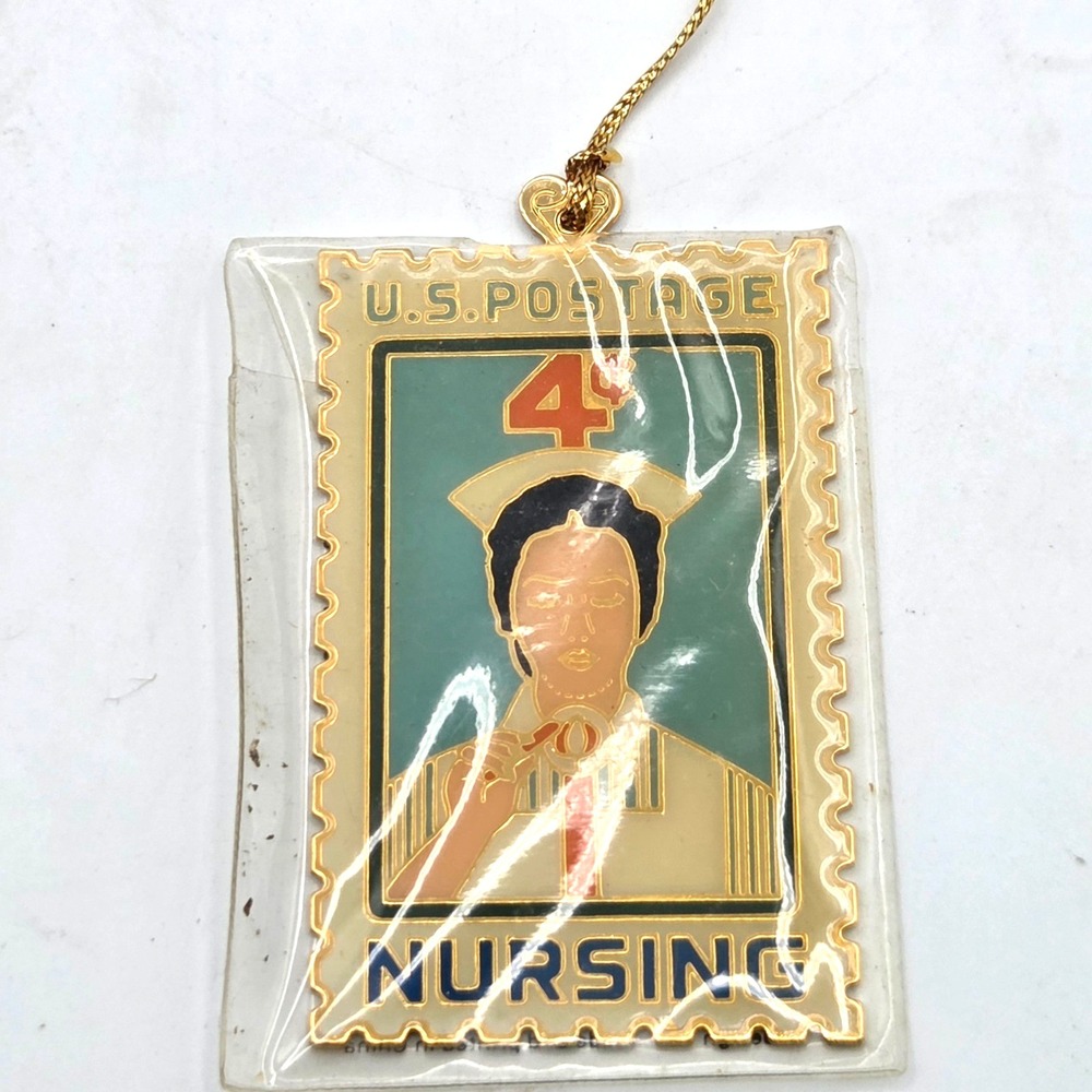 Nurse 4 Cent Postage Stamp Christmas Ornament Collectible